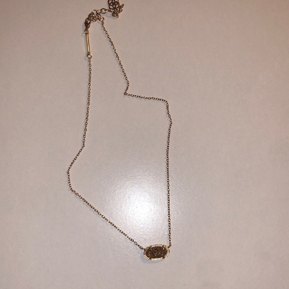 Rose Kendra Scott Drusy Necklace